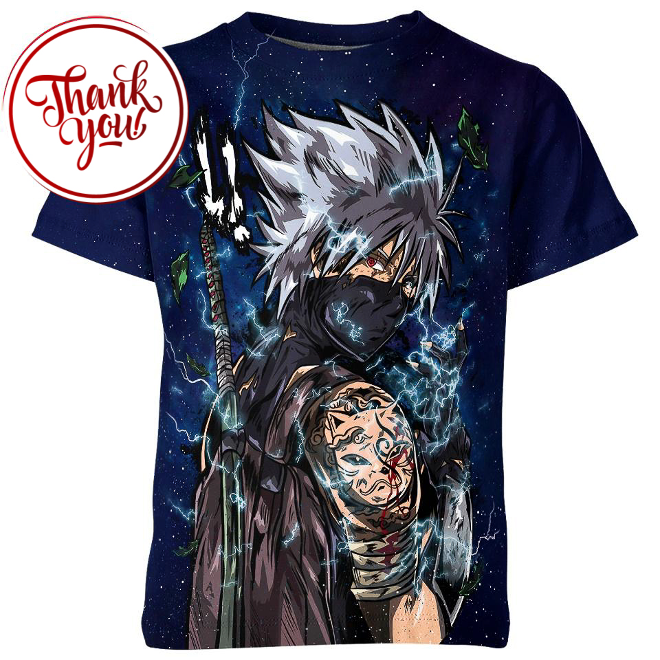 Upper Ninja Kakashi 3D Print Unisex T-Shirt