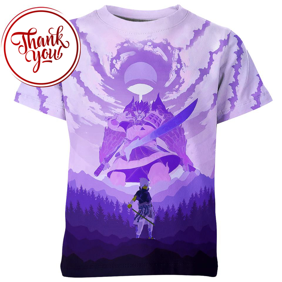 Sasuke Susano Naruto 3D Print Unisex T-Shirt