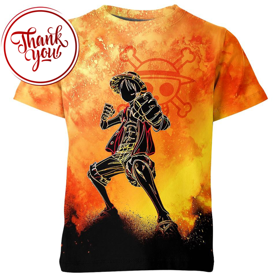 Soul of the Captain - Luffy 3D Print Unisex T-Shirt