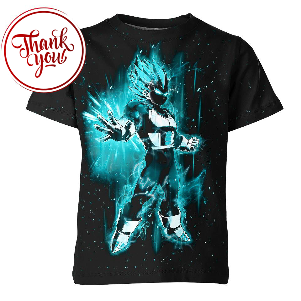 Dragonball Glow Vegeta 3D Print Unisex T-Shirt