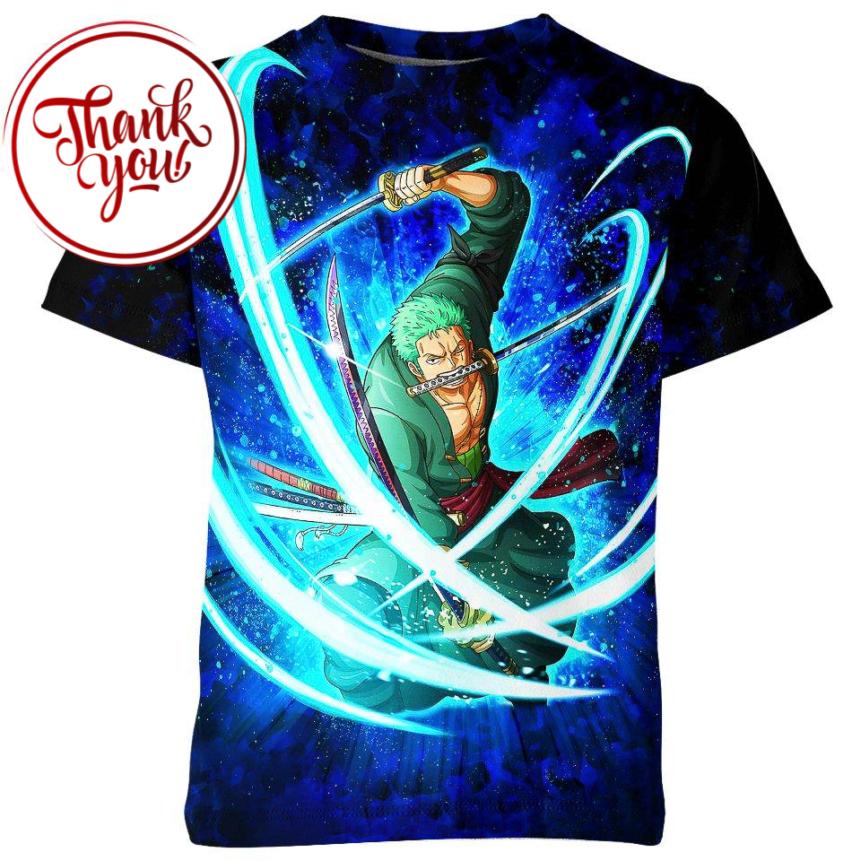 Skill Ashura of Zoro 3D Print Unisex T-Shirt