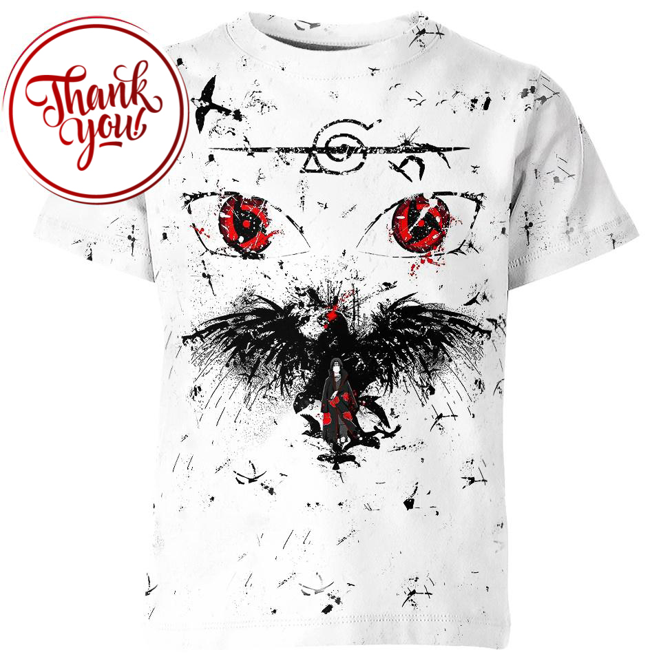 Sharigan Itachi 3D Print Unisex T-Shirt