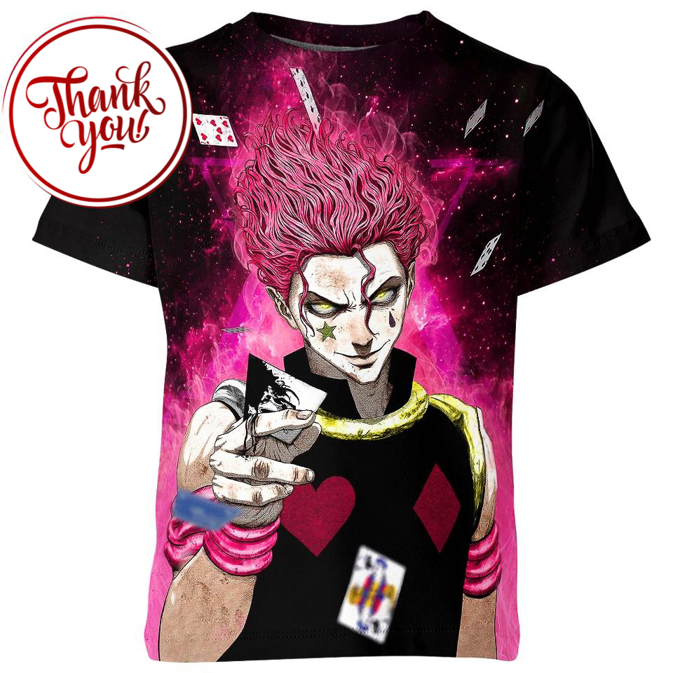 HxH Hisoka 3D Print Unisex T-Shirt