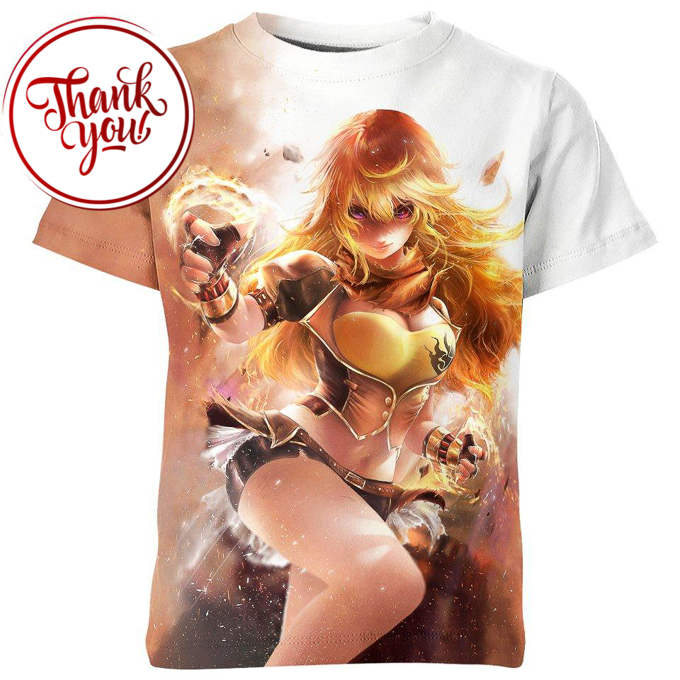 Yang Xiao Long Rwby Anime 3D Print Unisex T-Shirt