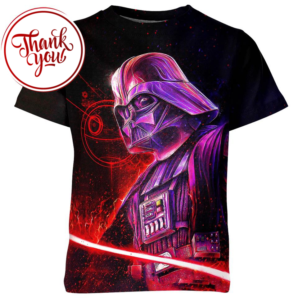 The Shadow of Darth Vader 3D Print Unisex T-Shirt