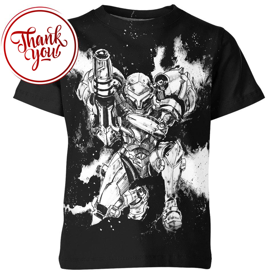 Samus Metroid Game 3D Print Unisex T-Shirt
