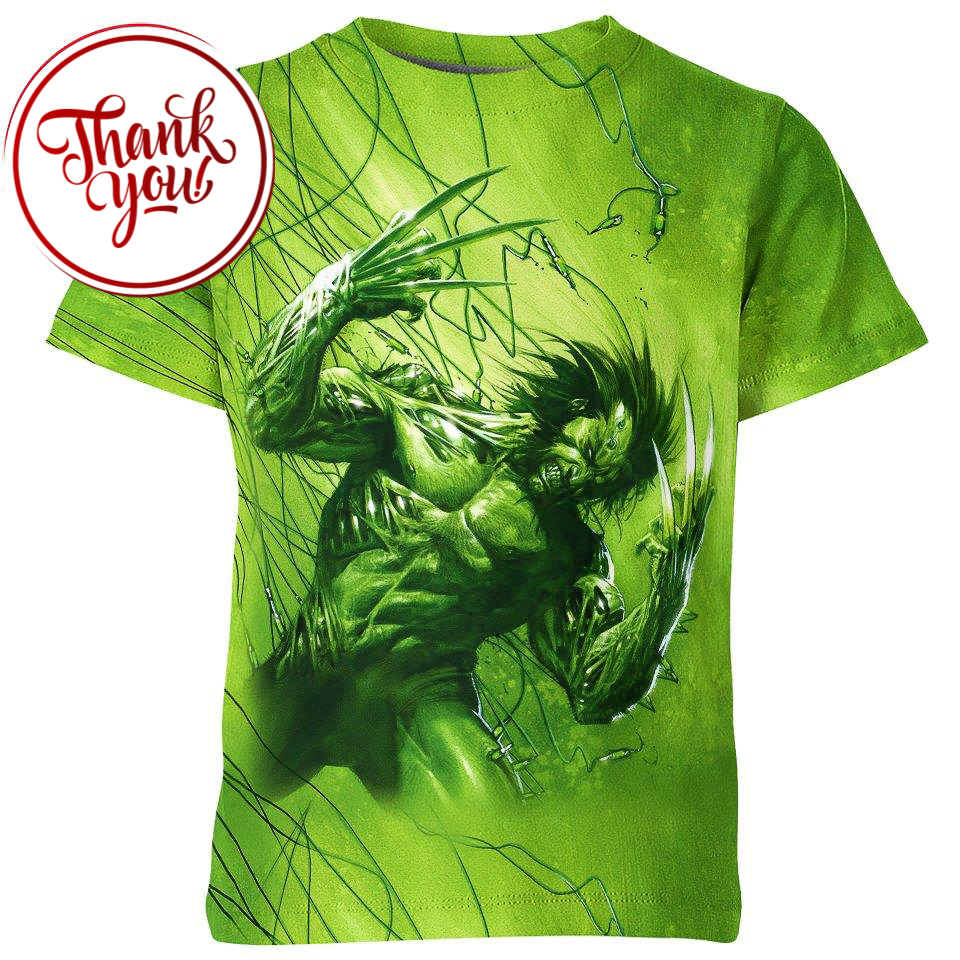 Weapon X Wolverine 3D Print Unisex T-Shirt