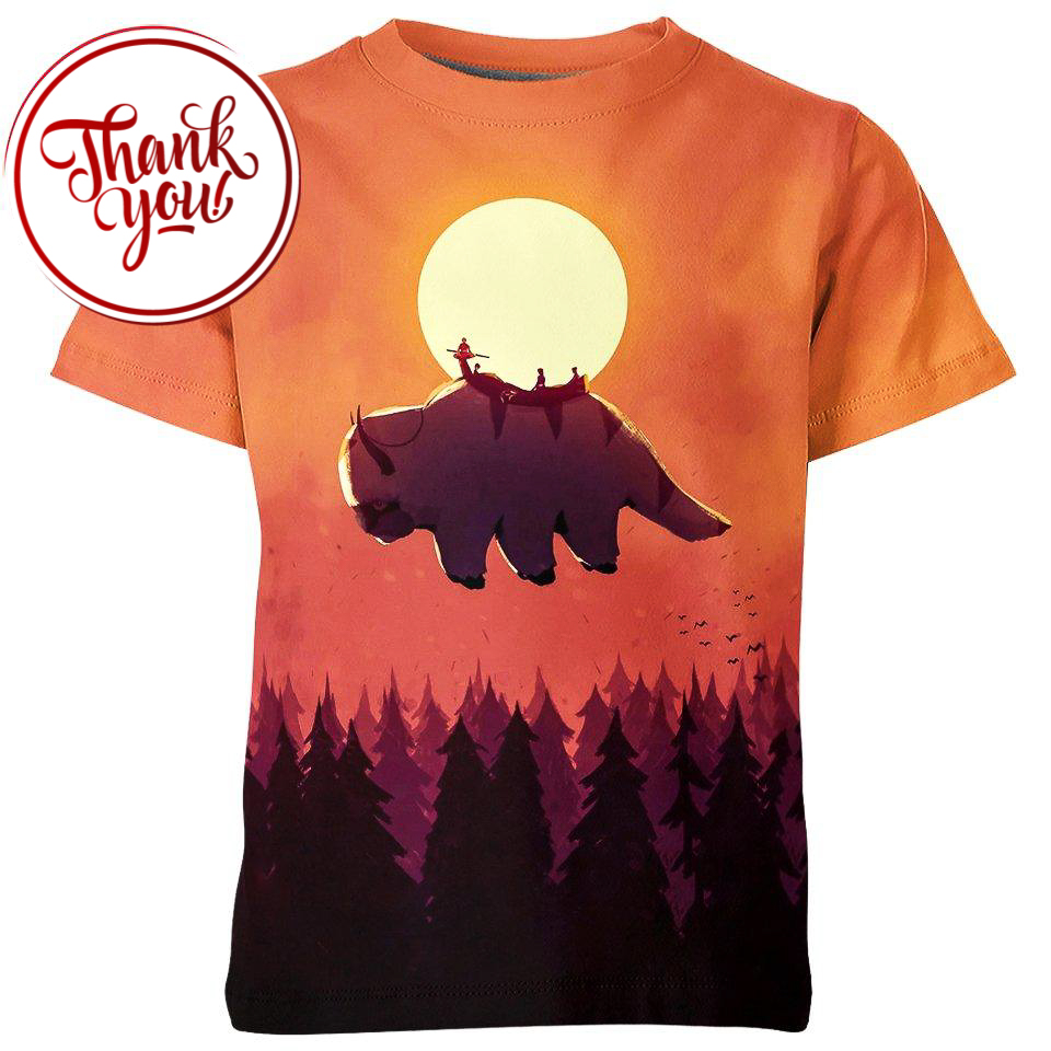 To The Moon With Appa 3D Print Unisex T-Shirt
