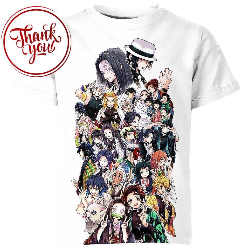 Victory Hand Demon Slayer 3D Print Unisex T-Shirt