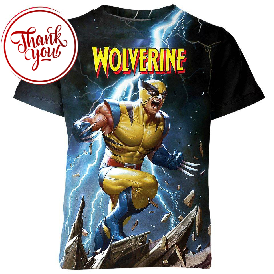 Return of Wolverine 3D Print Unisex T-Shirt