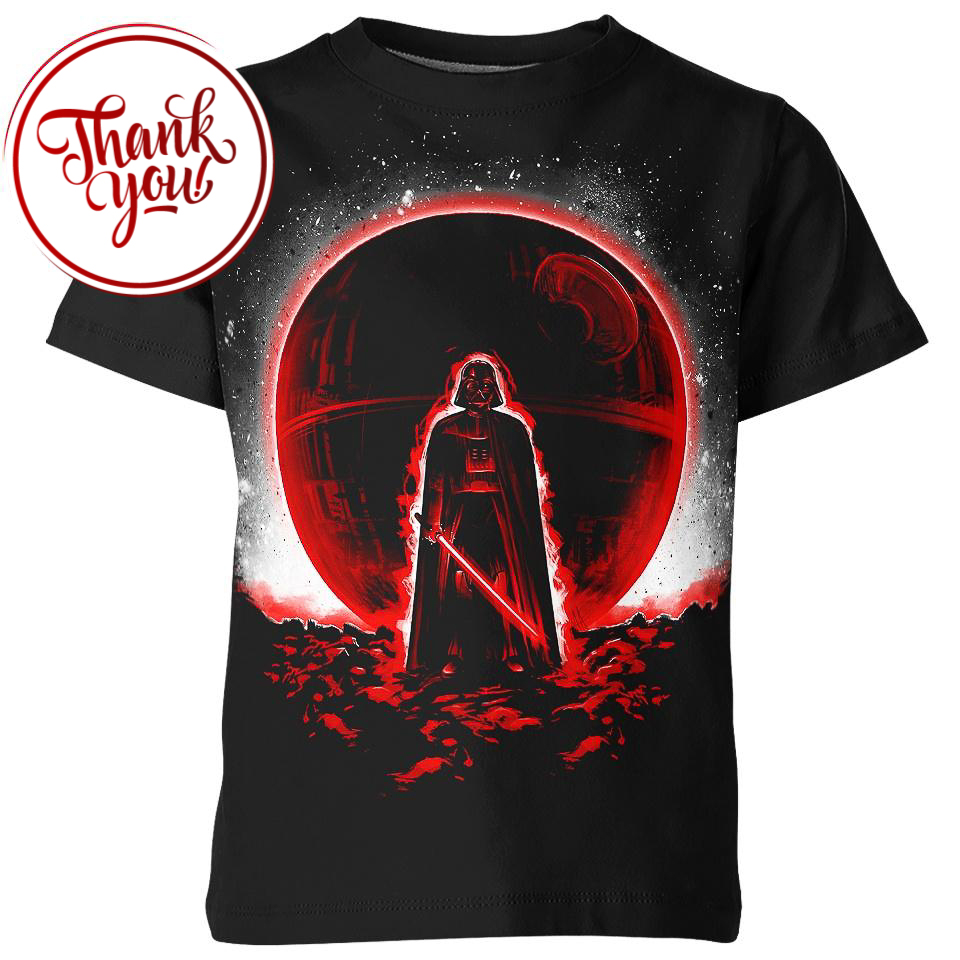 The Dark Side Of The Moon - Darth Vader 3D Print Unisex T-Shirt