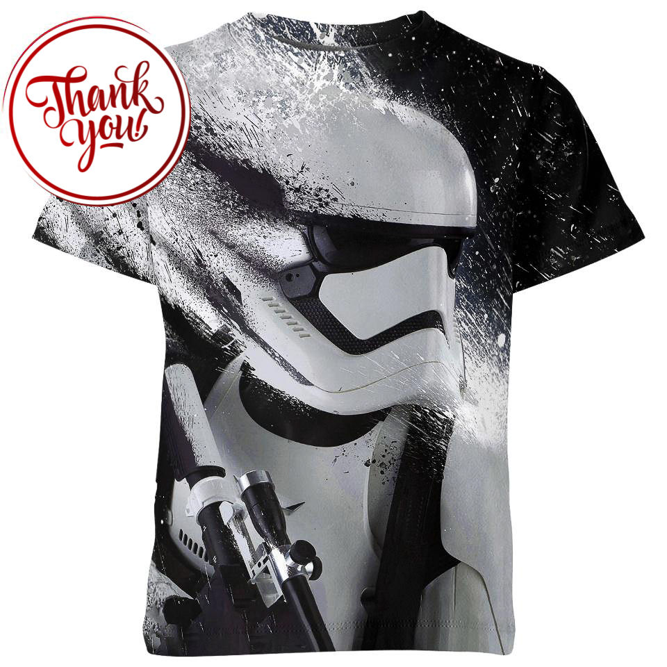 Stormtrooper Fades Star Wars 3D Print Unisex T-Shirt