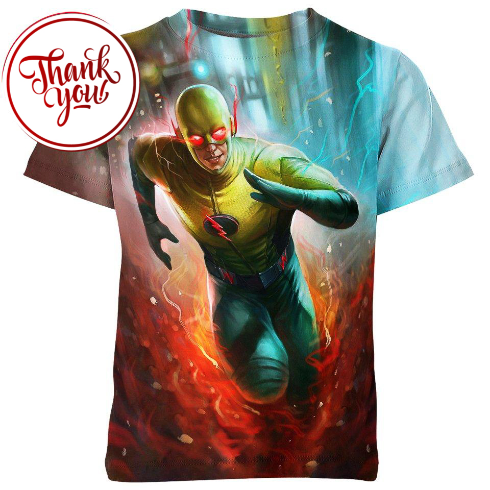 Enemy of Flash 3D Print Unisex T-Shirt