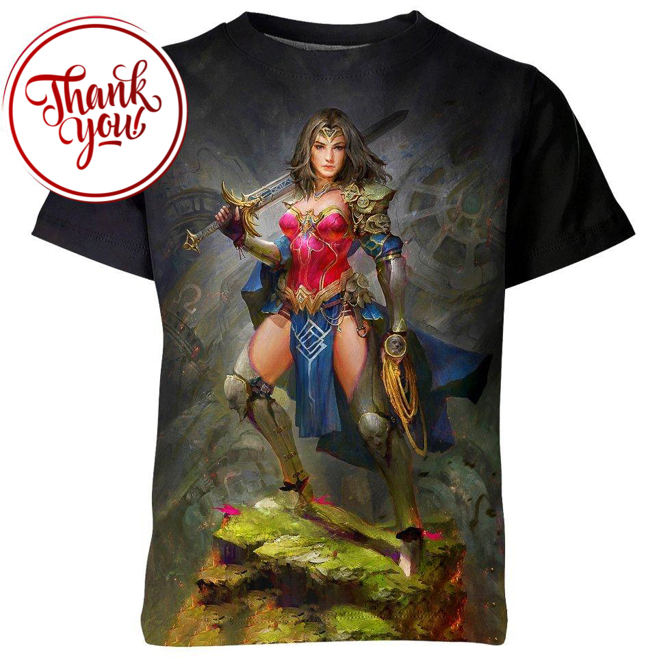 Diana of Themyscira - Wonder Woman 3D Print Unisex T-Shirt