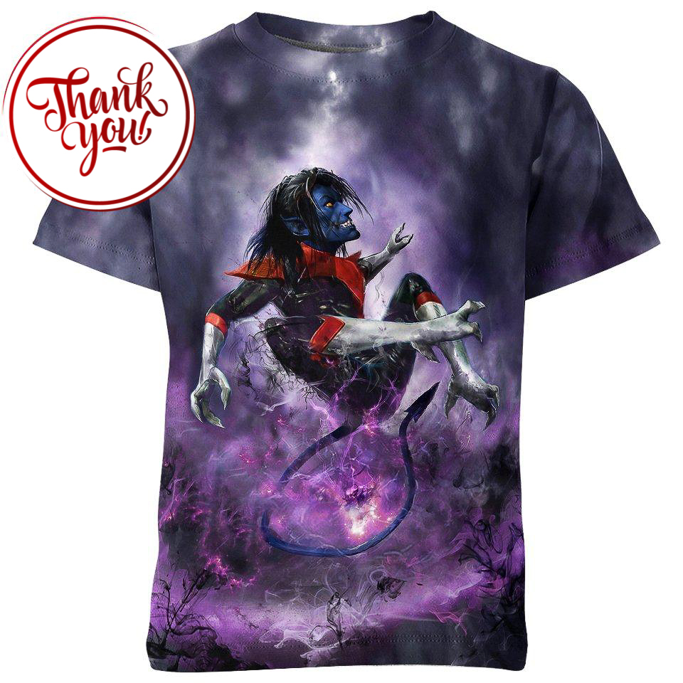 Nightcrawler X-men 3D Print Unisex T-Shirt