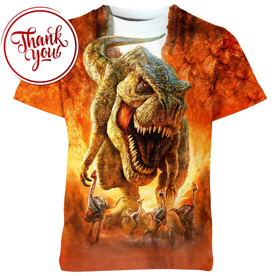 Tyrannosaurus Jurassic Park 3D Print Unisex T-Shirt