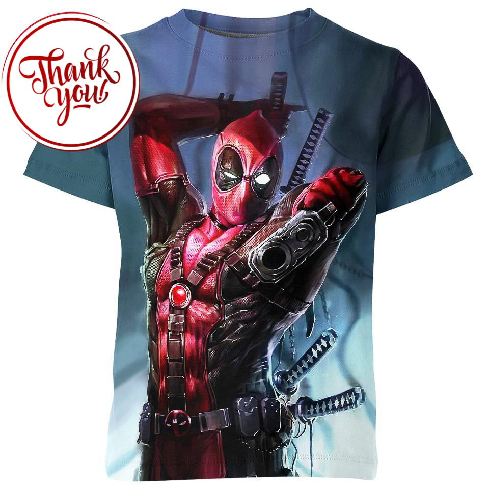 Deadcool Deadpool 3D Print Unisex T-Shirt