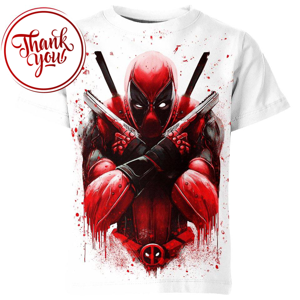 The Guns of Deadpool 3D Print Unisex T-Shirt