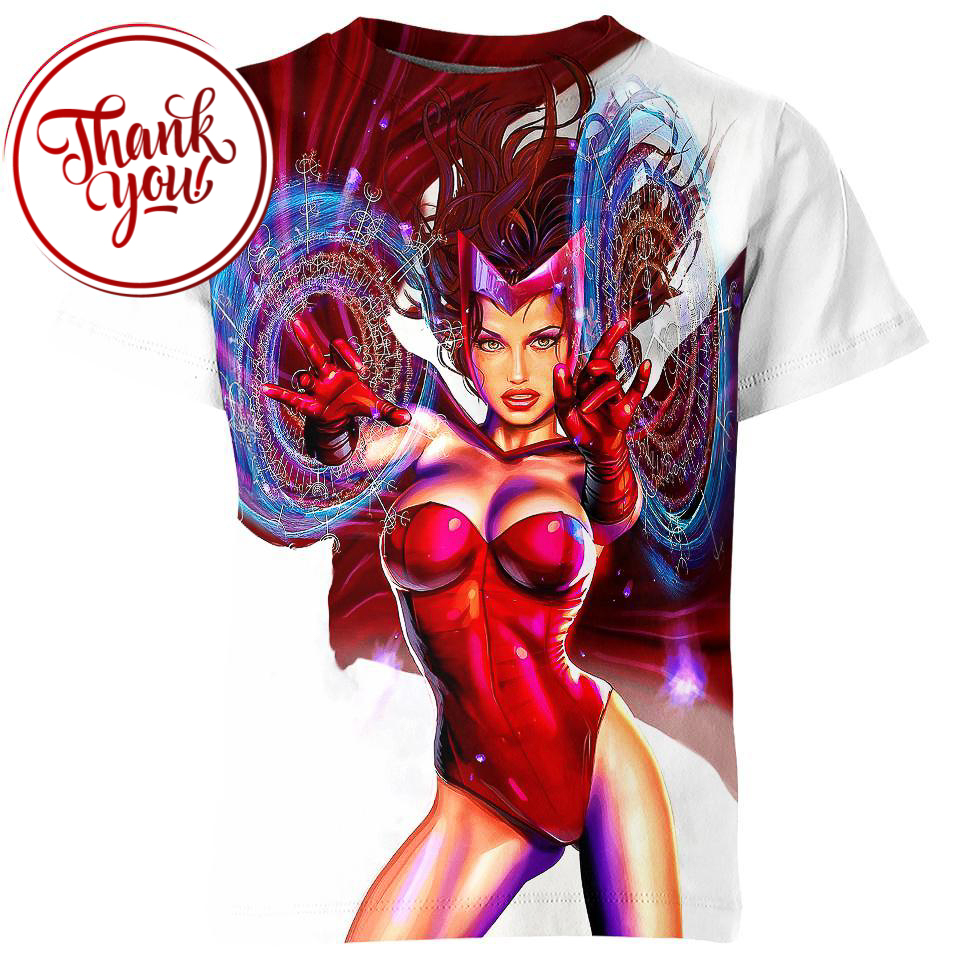 Scarlet Witch 3D Print Unisex T-Shirt