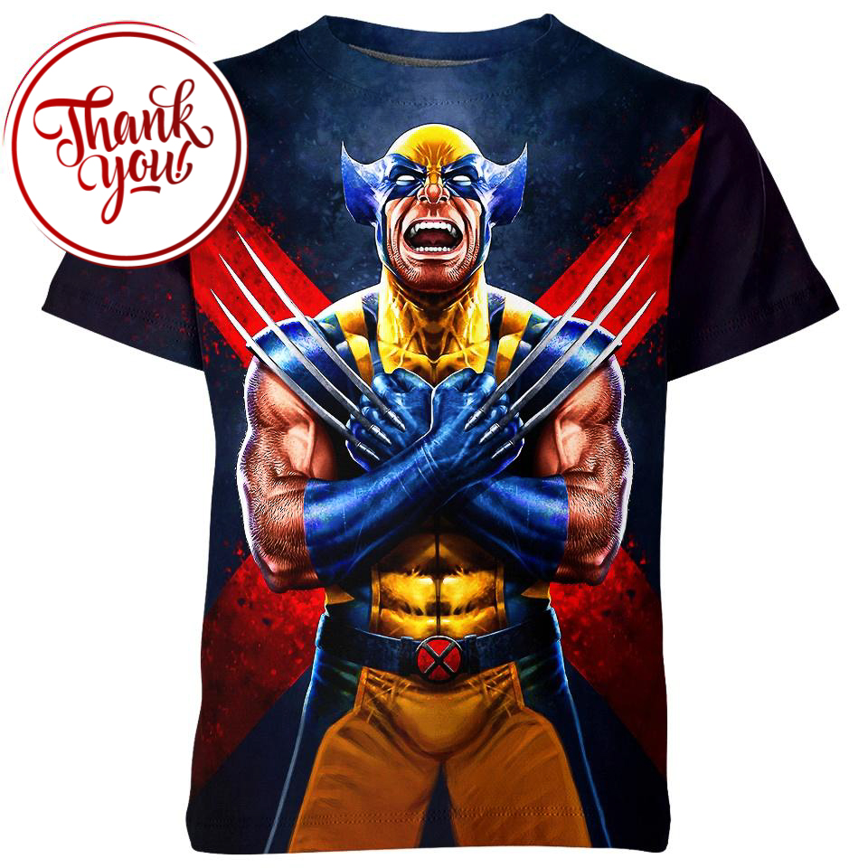 Wolverine 3D Print Unisex T-Shirt