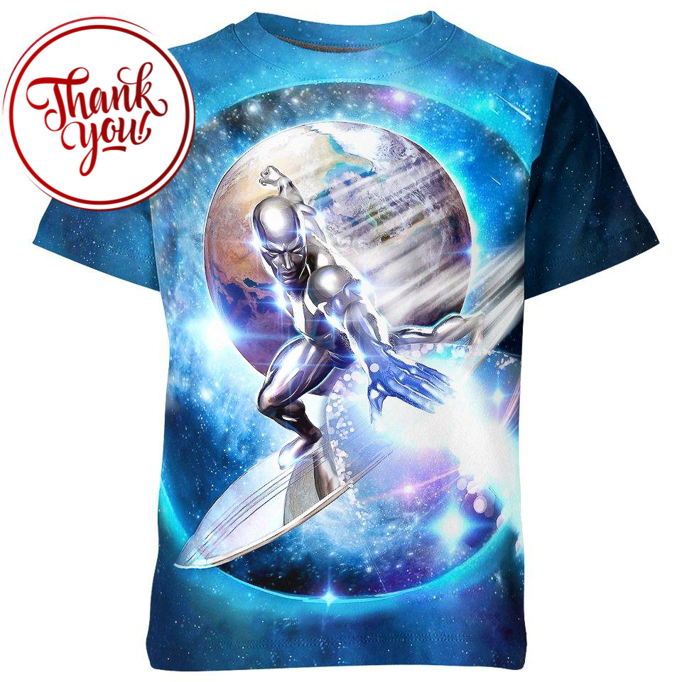 Silver Surfer - Marvel 3D Print Unisex T-Shirt