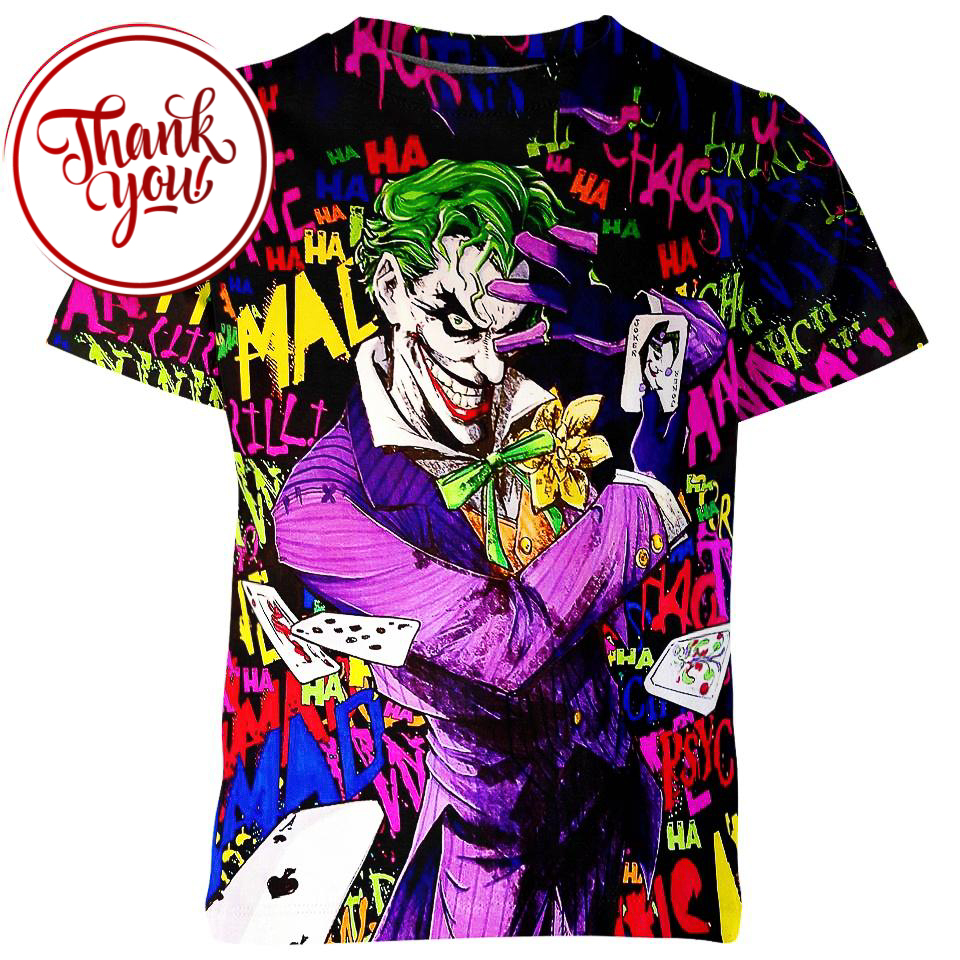 Classic Style - Joker 3D Print Unisex T-Shirt