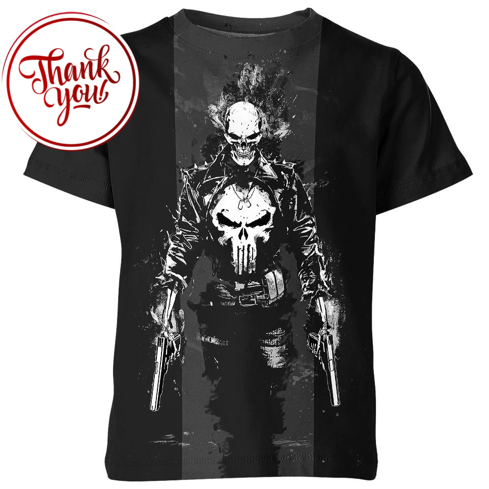 Ghost Punisher 3D Print Unisex T-Shirt