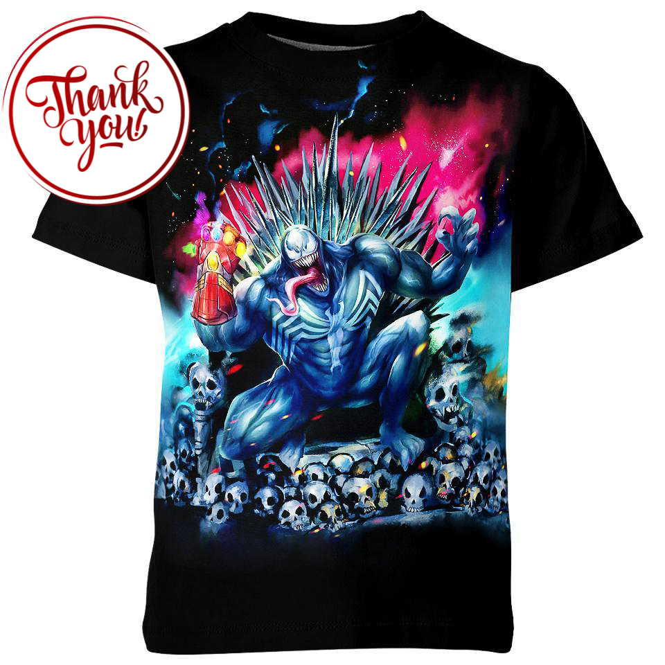 Symbiote Iron Gauntlet - 3D Print Unisex T-Shirt