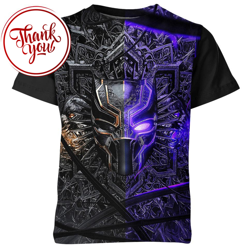 King Wakanda - Black Panther 3D Print Unisex T-Shirt