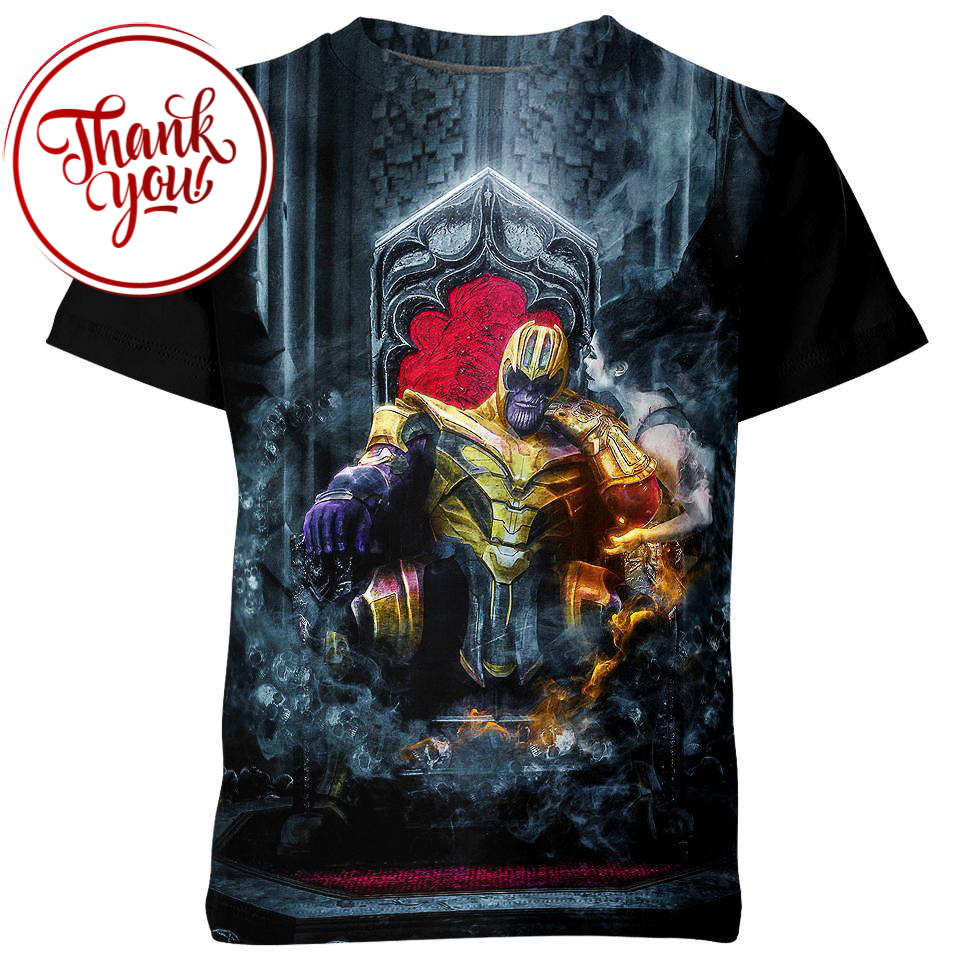 Big Headed Thanos 3D Print Unisex T-Shirt