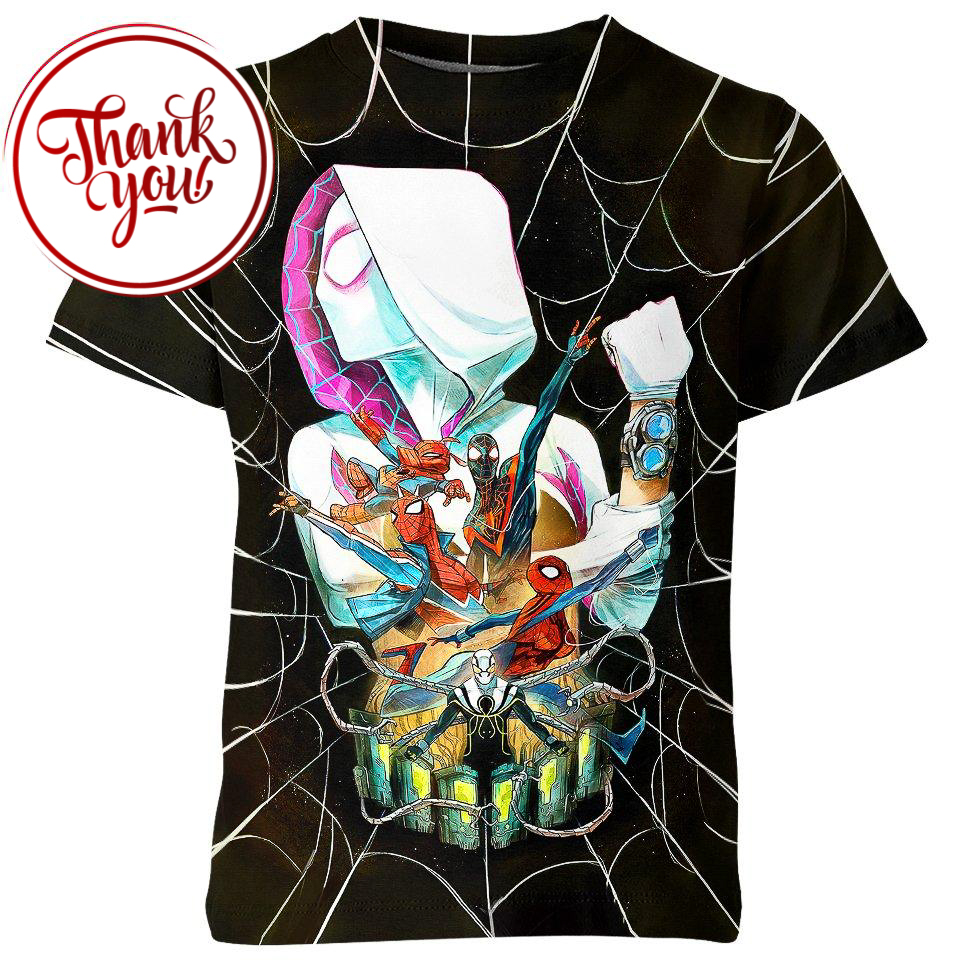 Marvel Spider Man 3D Print Unisex T-Shirt