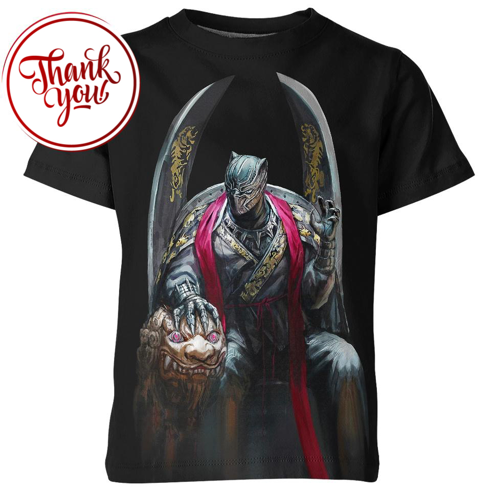Ultimate Skull Black Panther 3D Print Unisex T-Shirt