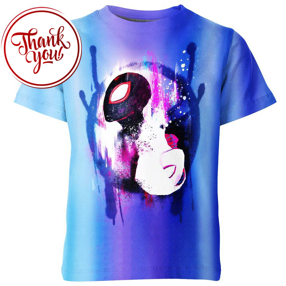 Couple Spider Man 3D Print Unisex T-Shirt