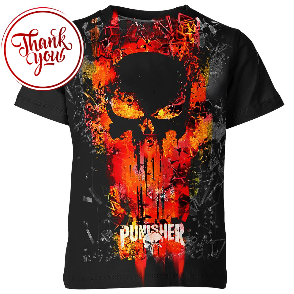 The Punisher 3D Print Unisex T-Shirt
