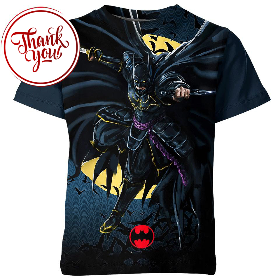 Ninja Batman 3D Print Unisex T-Shirt