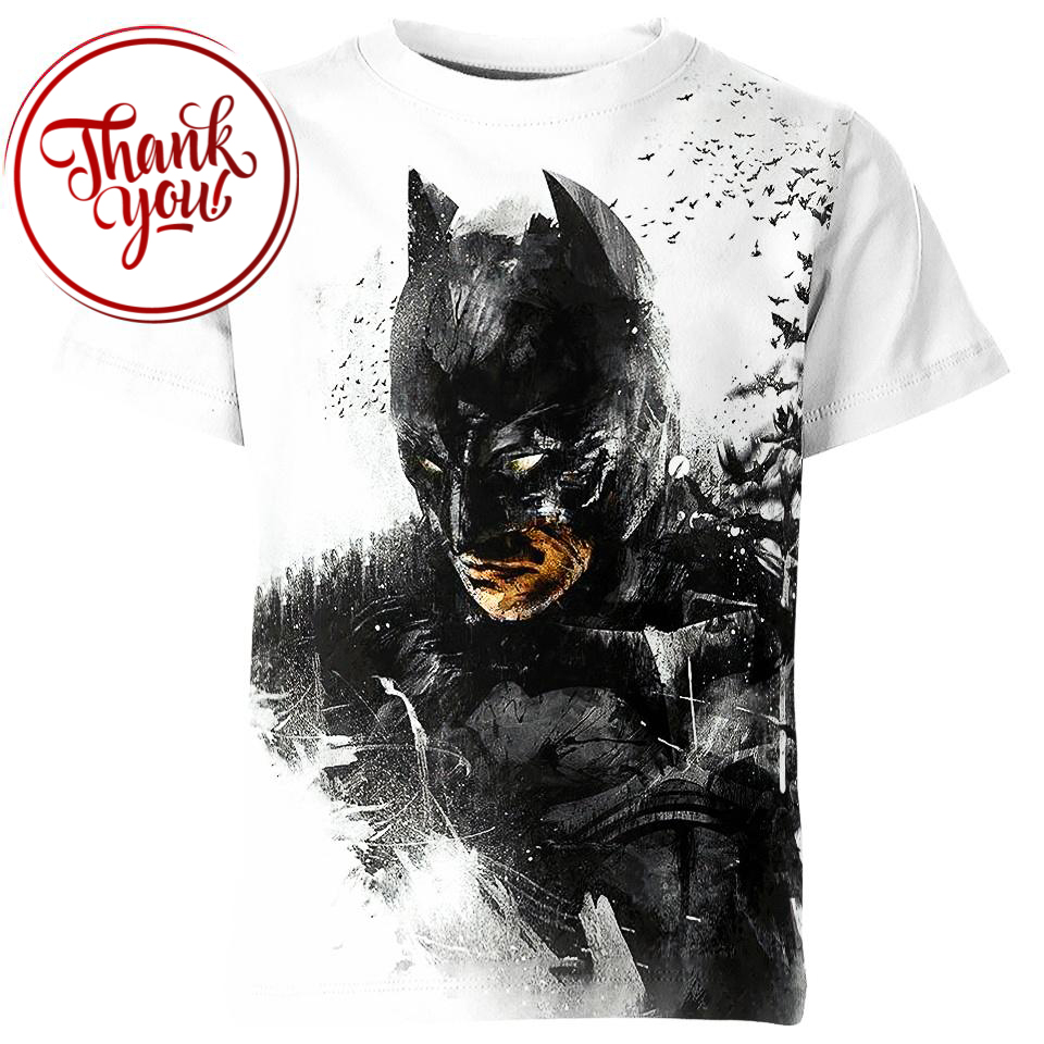 Drawn Night Rises - Batman 3D Print Unisex T-Shirt
