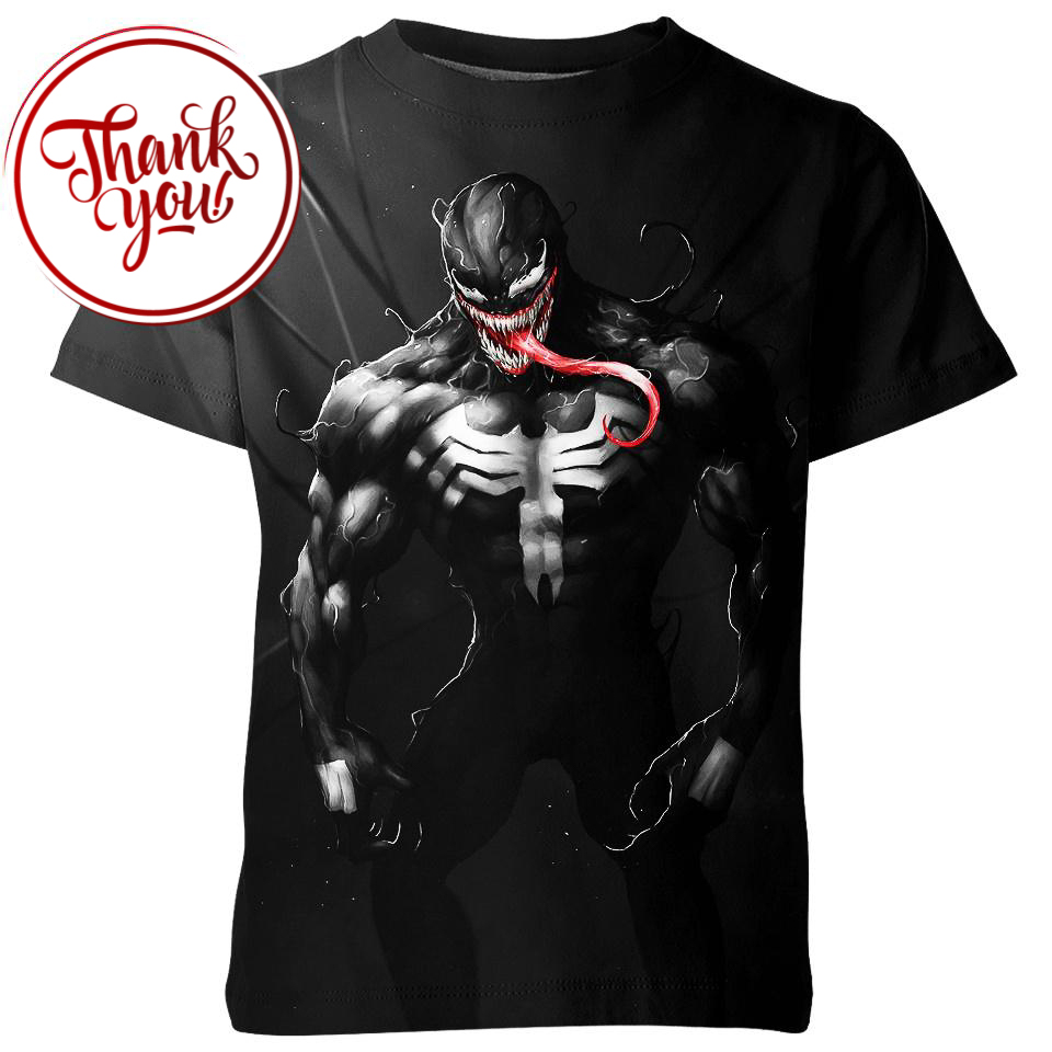 Symbiote Venom 3D Print Unisex T-Shirt