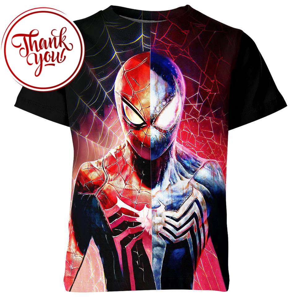 Transformation - Spider Man 3D Print Unisex T-Shirt