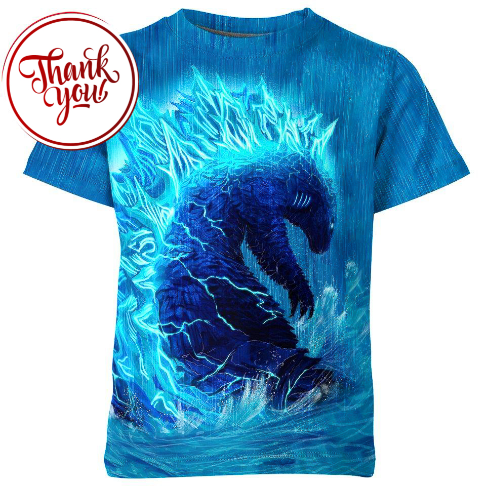 Transforms - Godzilla 3D Print Unisex T-Shirt
