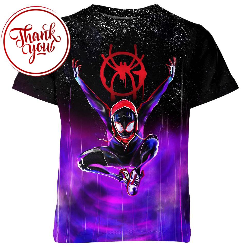 Galaxy Spider Man 3D Print Unisex T-Shirt