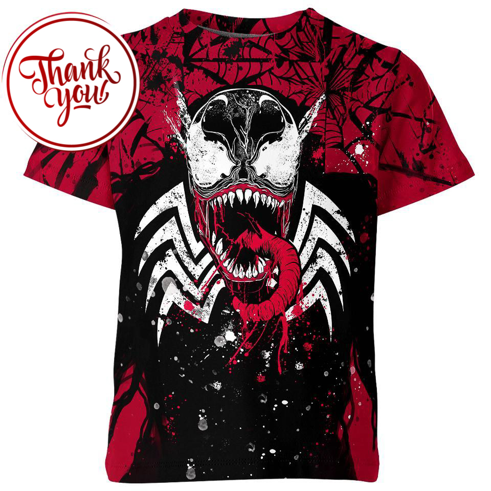 Spider Inside Venom 3D Print Unisex T-Shirt