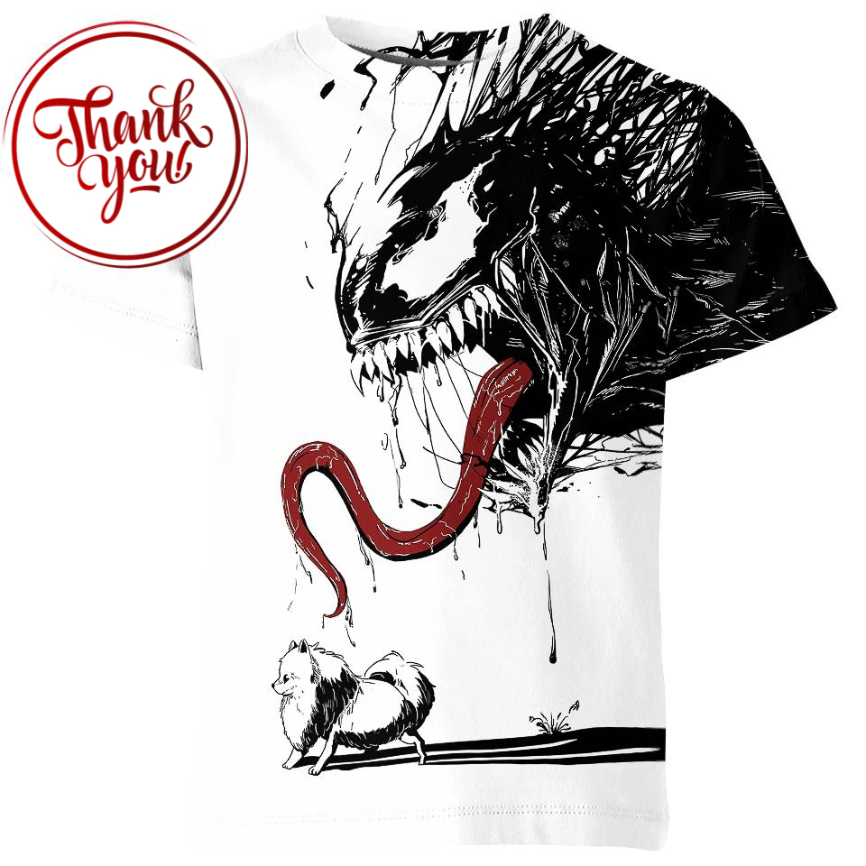 Danger In The Back - Venom 3D Print Unisex T-Shirt