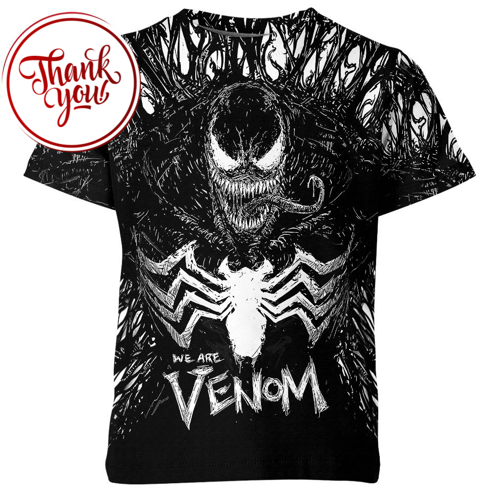 We Are Monsters Venom 3D Print Unisex T-Shirt