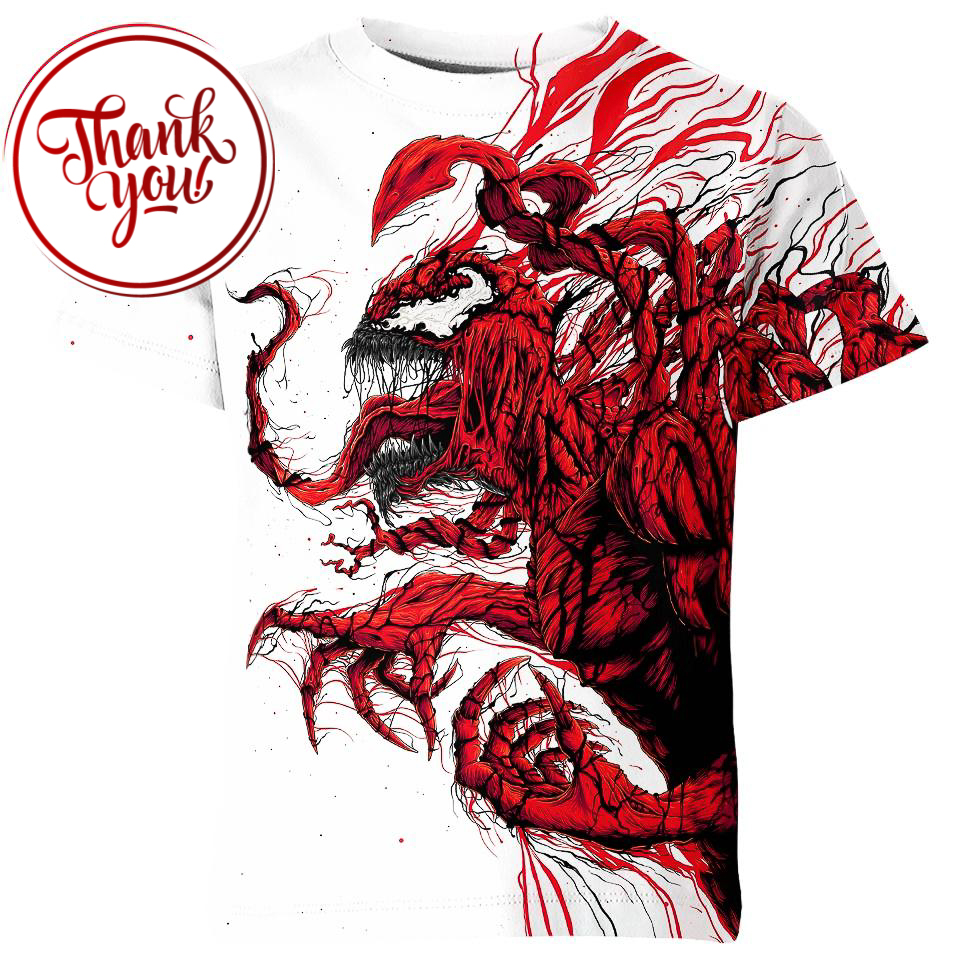 Mavel Carnage 3D Print Unisex T-Shirt