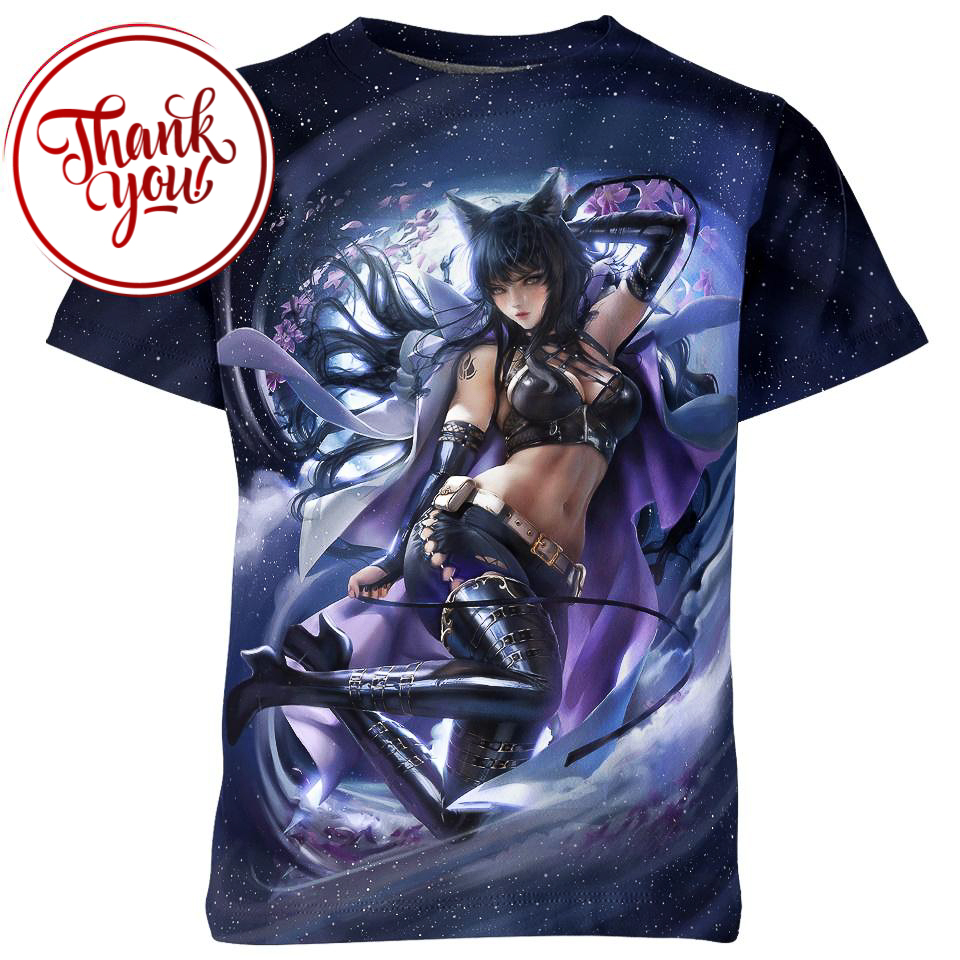 Blake Belladonna Rwby Anime 3D Print Unisex T-Shirt
