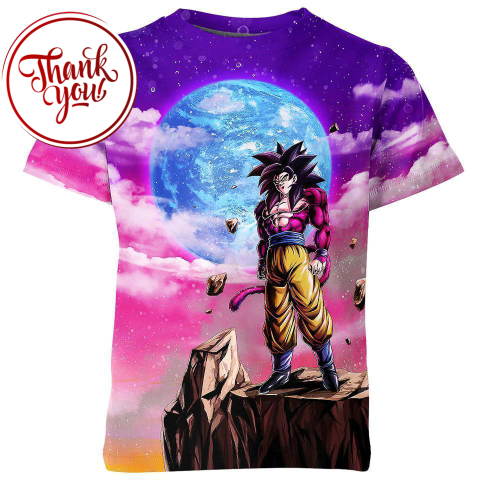 Super Saiyan 4 Goku 3D Print Unisex T-Shirt