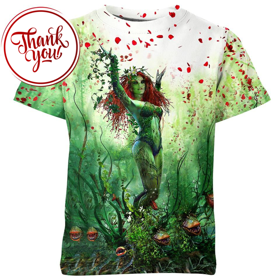 Poison Ivy Redux DC 3D Print Unisex T-Shirt