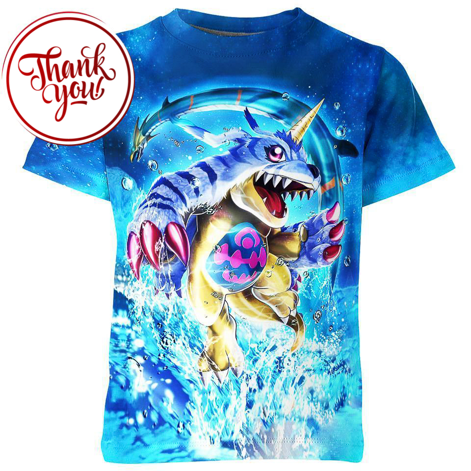 Battle Spirits Digimon Adventure Anime 3D Print Unisex T-Shirt