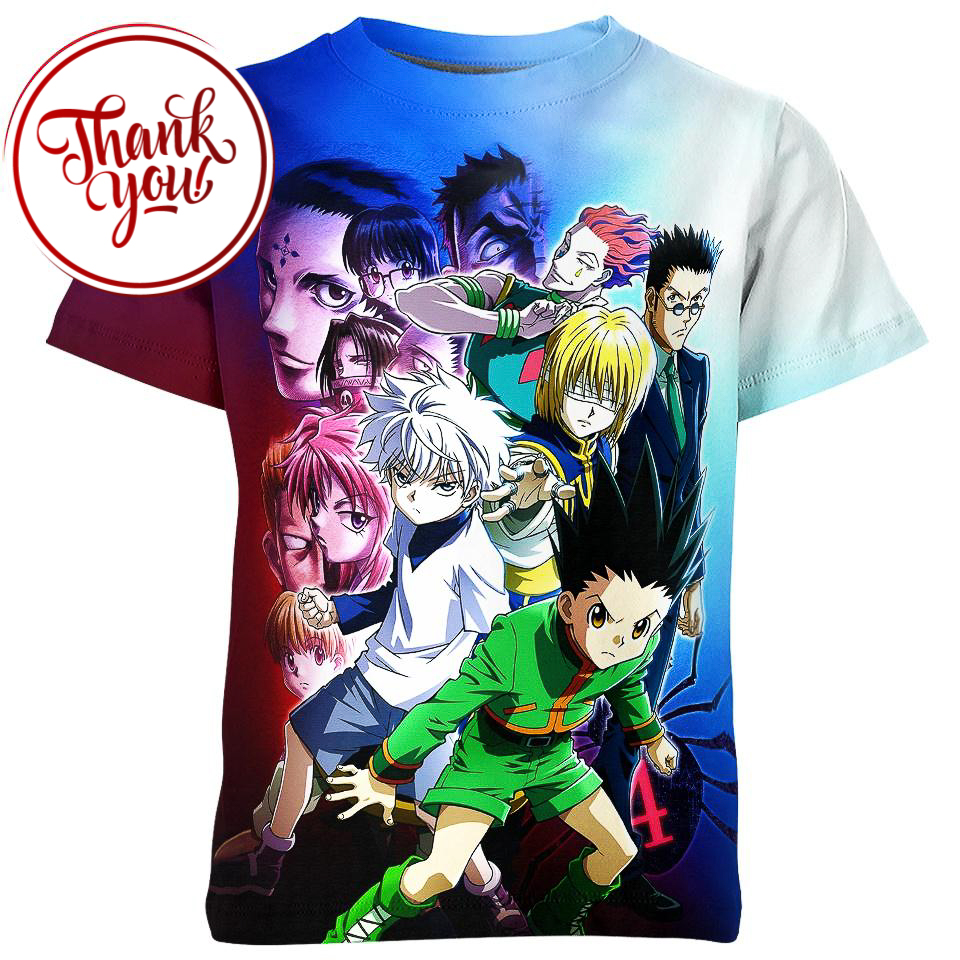 All Character Hunter x Hunter 3D Print Unisex T-Shirt