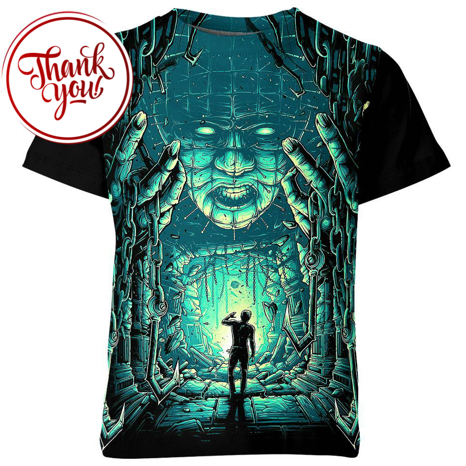 The Pope of Hell Hellraisers - Horror Movies 3D Print Unisex T-Shirt